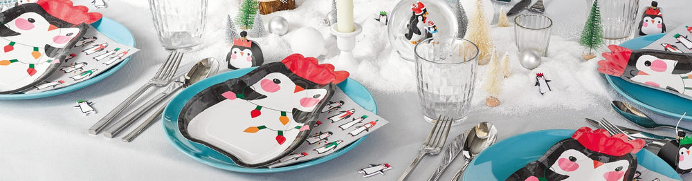 Penguin Parade Christmas Decorations