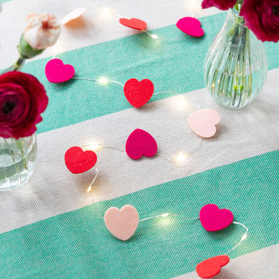 Heart Felt String Lights - 2m | Wedding Decor |