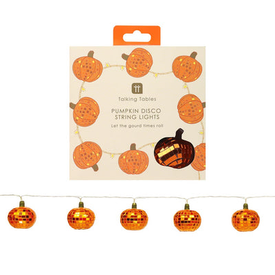 Autumn Hues Pumpkin Disco String Lights - 1.6m