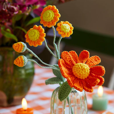 Autumn Hues Crochet Stems
