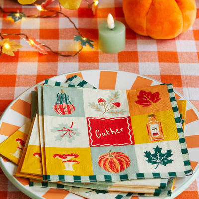 Autumn Hues Paper Napkins - 20 Pack