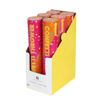 Birthday Brights Confetti Thrower POS Unit - 6 Pack