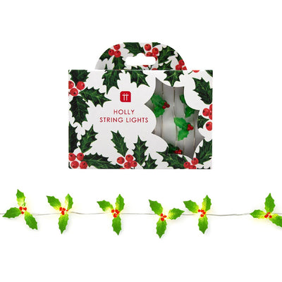 Botanical Holly String Lights 3M