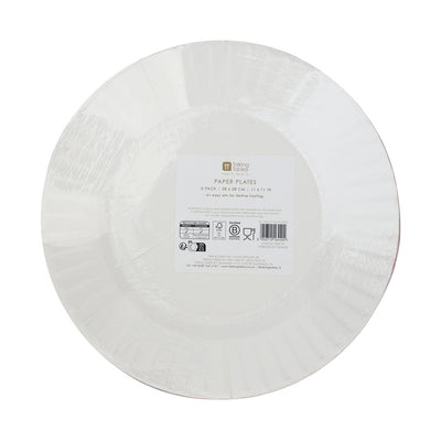 Botanical Holly Large Paper Plate - 10 Pack