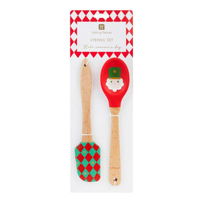 Nutcracker Silicone Kitchen Utensils - 2 Pack Set | Kitchenware |