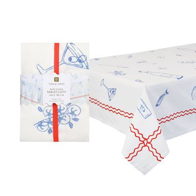 Bon Appetit Fabric Table Cover