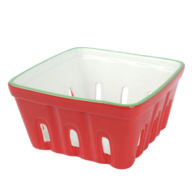 Cherry Ceramic Punnet - 15cm