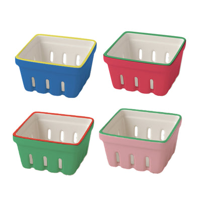 Ceramic Fruit Punnets Set | Valentines Decor |