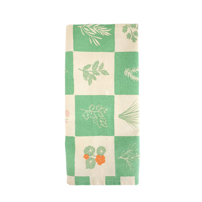 Herb Cotton Tea Towels - 2 Pack