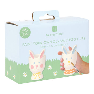 Paint Your Own Ceramic Easter Egg Cup - 2 Pack
