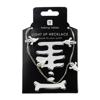Halloween Ghost Light Up LED Necklace - Display