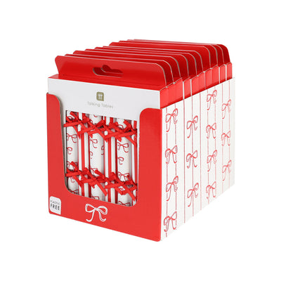 Candy Christmas Saucer Crackers - 8 Pack