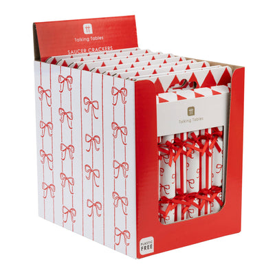 Candy Christmas Saucer Crackers - 8 Pack