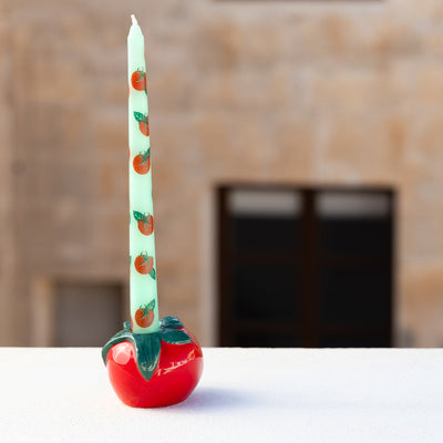 Tomato Taper Dinner Candles - 2 Pack | Summer Gifts |