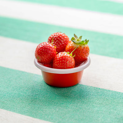 Heart Red Enamel Dip Dish - 8cm | Valentines Decor |