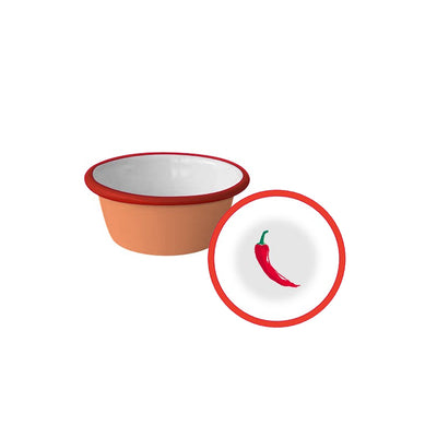 Hot Stuff Chilli Enamel Dip Dish - 8cm