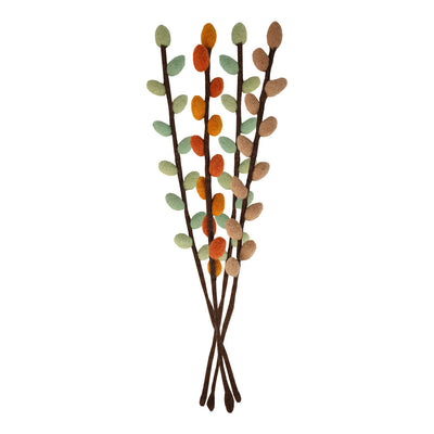 Autumn Hues Felt Branch Decorations - 4 Pack