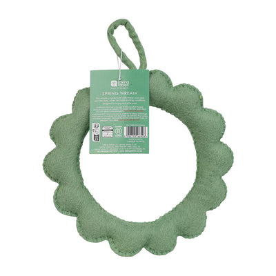 Floral Felt Wreath - 25cm