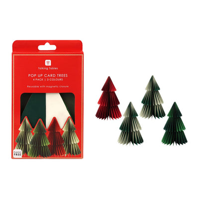 Folklore Paper Honeycomb Tree Decorations - 4 Pack