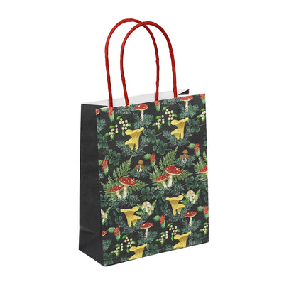 Midnight Forest Green Gift Bags - 8 Pack