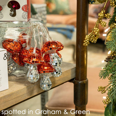 Forest Mushroom LED Disco String Lights - 1.6m