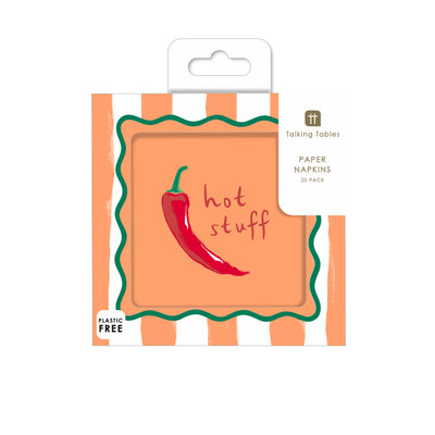 Hot Stuff Chilli Paper Napkins - 20 Pack