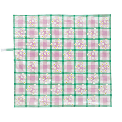Gingham Daisy Picnic Blanket | Summer Decor |