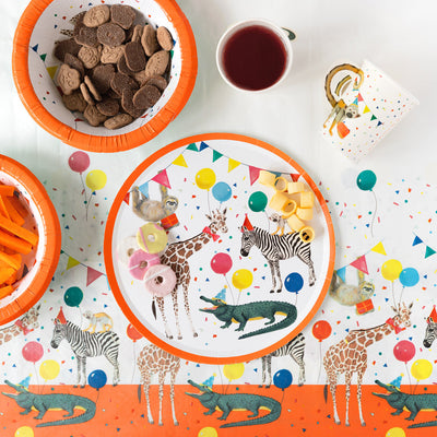 Safari Animals Paper Plates - 8 Pack | Party Plates |