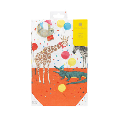 Safari Animals Paper Table Cover | Kids Party Decor |