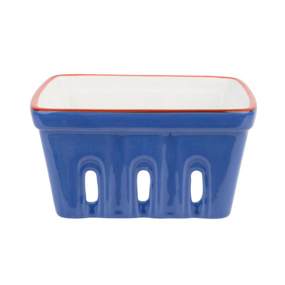 Tomato Blue Ceramic Punnet - 15cm | Summer Kitchenware |