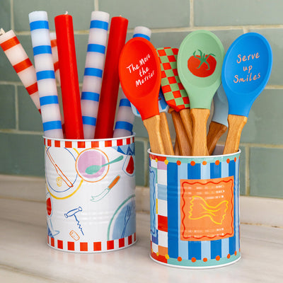 Italian Bistro Recyclable Storage Tins - 2 Pack | Everyday Kitchenware |