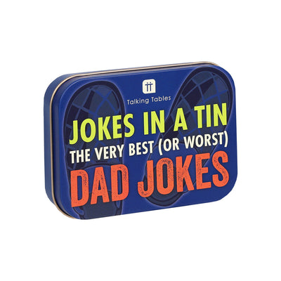 Dad Jokes in a Tin - 100 Cards, 100 Jokes - POS Unit