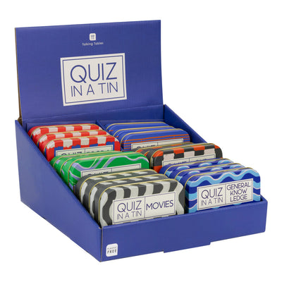 Quiz in a Tin - 6 Games POS Unit