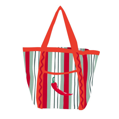 Bon Appetit Recycled Plastic Chilli Tote Bag