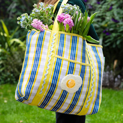 Recycled Plastic Egg Tote Bag