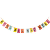 Alice in Wonderland Bright Multi Coloured Double Sided Bunting - 3m