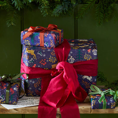 Twilight Blue Tissue Paper - 4 Sheets