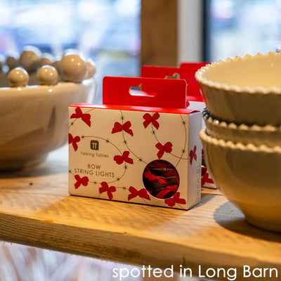 Candy Christmas Bow String Lights