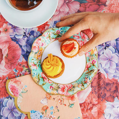 Truly Scrumptious Vintage Paper Plates - Pack of 12