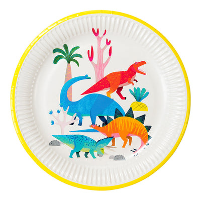 Party Dinosaur Plates