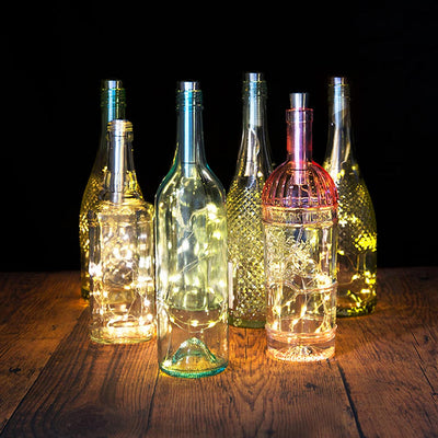 Luxe Gold Bottle Light