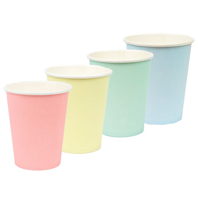 Pastel Paper Cups - 8 Pack