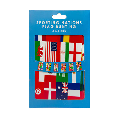 Sporting Nations Flag Bunting - 3m