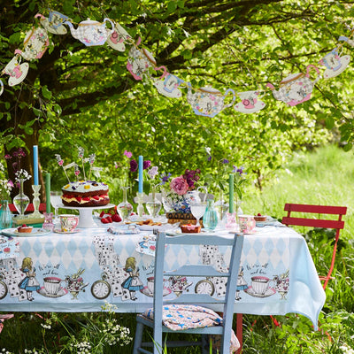 Alice in Wonderland Paper Table Cover