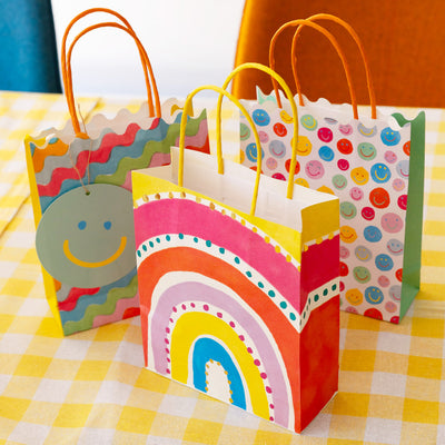Happy Face Gift Tags - 8 Pack