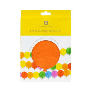 Birthday Brights Honeycomb Balloon Paper Garlands - 3 Pack
