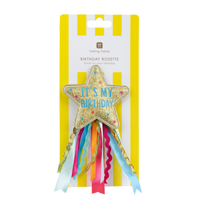 Fabric Star Birthday Badge | Birthday Wearables |