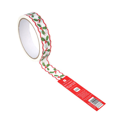 Botanical Holly Paper Tape - 20m