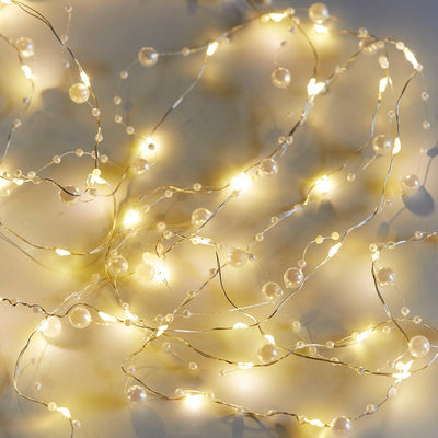 Botanical Mistletoe Bead String Lights 3M 60L