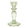 Green Glass Candle Holder | Summer Hosting Decor |